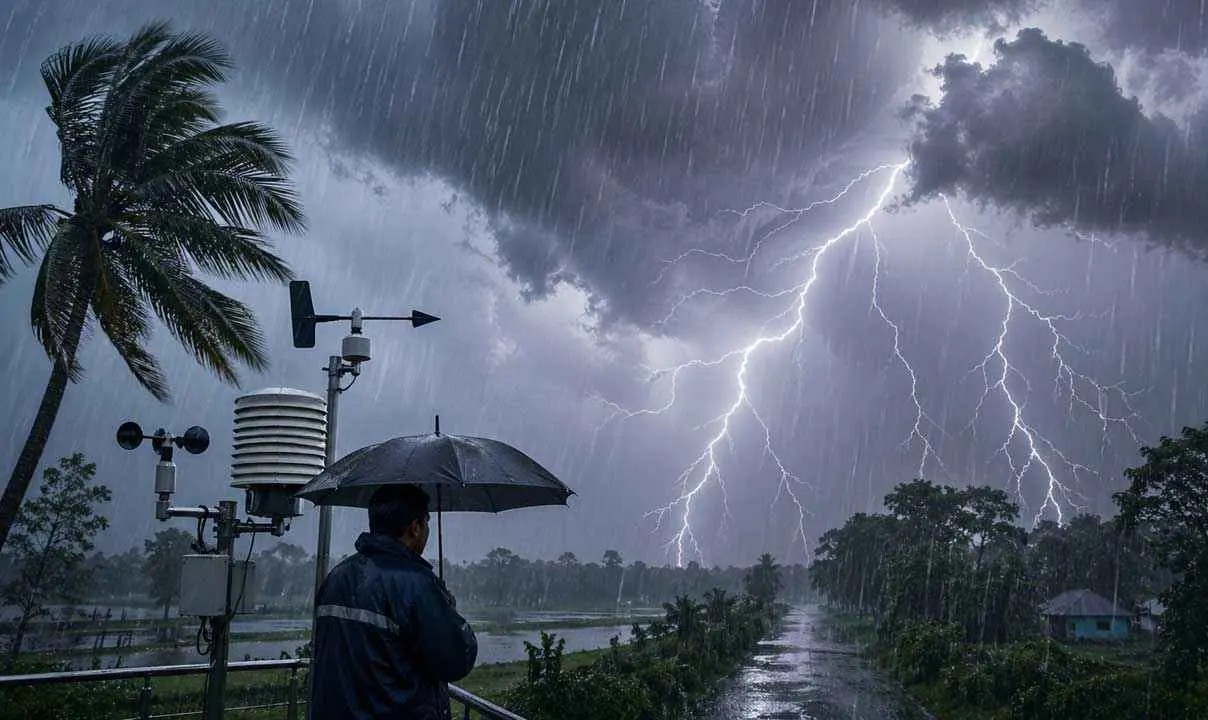 সন্ধ্যার মধ্যে ১৪ জেলায় ঝড়-বৃষ্টির পূর্বাভাস