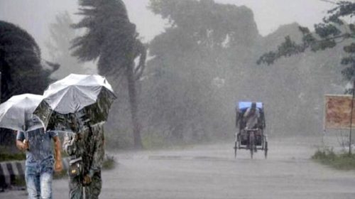 ১৬ জেলায় বজ্রবৃষ্টির আভাস, ৬০ কিমি বেগে ঝোড়ো হাওয়ার সতর্কতা