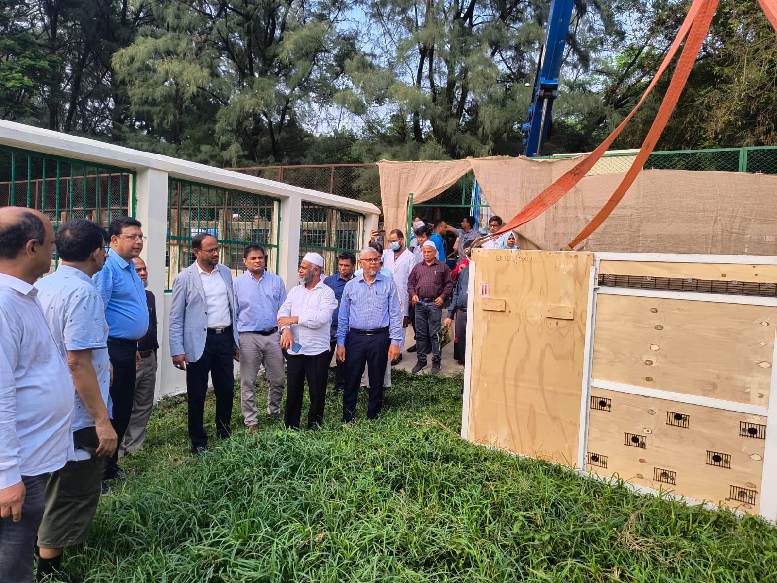 জাতীয় চিড়িয়াখানায় যুক্ত হলো দক্ষিণ আফ্রিকার ৪ নতুন বন্যপ্রাণী