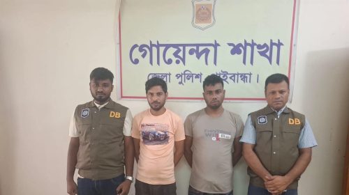 গাইবান্ধায় ইয়াবা সেবনের অভিযোগে দুই যুবককে আটক