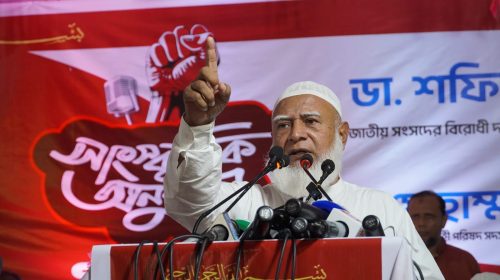 মিরপুরে জামায়াতের গণসমাবেশ: জুলাই গণঅভ্যুত্থানের চেতনা বাস্তবায়ন, গণভোটের রায় কার্যকর ও মানবতাবিরোধী অপরাধের বিচারের দাবি